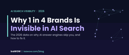 Invisible in AI Search? Why 1 in 4 Brands Gets Zero AI Mentions, and How to Fix It in 2026